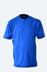 tričko LA POLO dvoubarevné M1 středně modrá-tmavě modrá