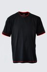 tričko LA POLO dvoubarevné M1 černo-červená